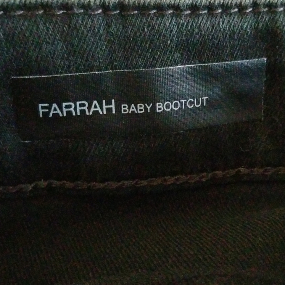 Kut From the Kloth Farrah Baby Bootcut Black Jean - Picture 5 of 8